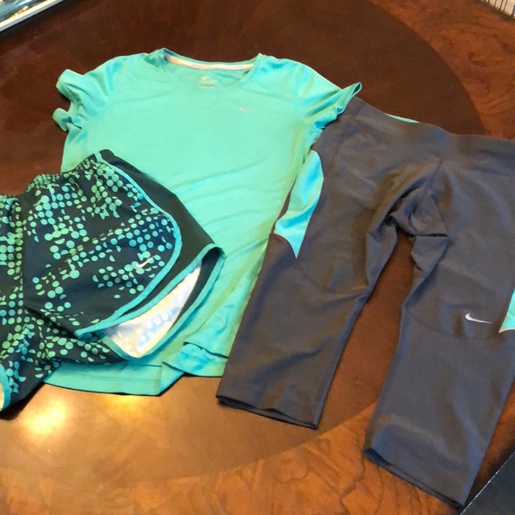 Nike Pants - Nike Dri-Fit 3 piece Running Set